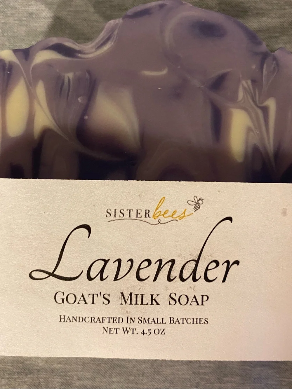 Sister bees lavender goat